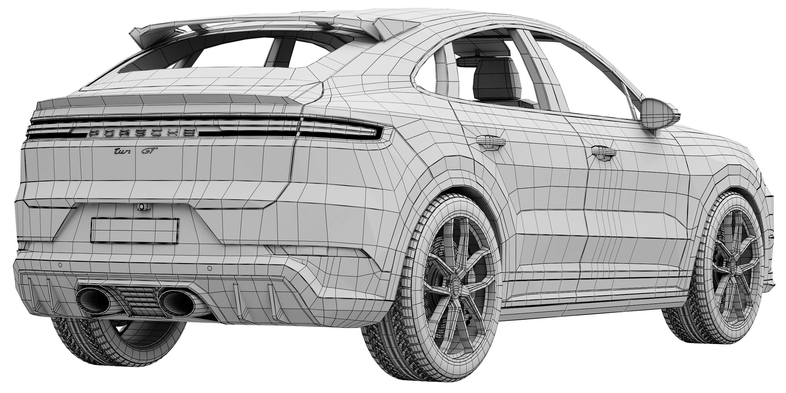 Porsche Cayenne Turbo GT 3D Model by zifir3d