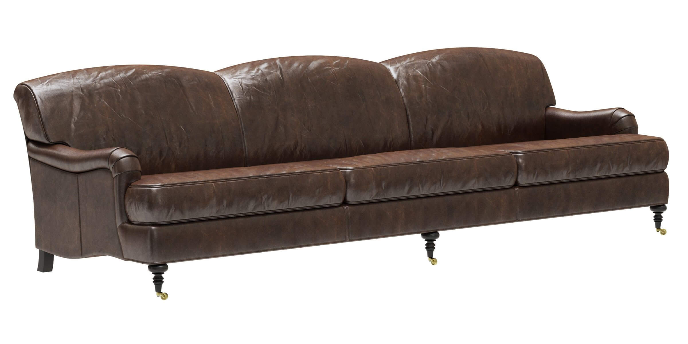 RH Barclay Leather Sofa 3D Model by zifir3d