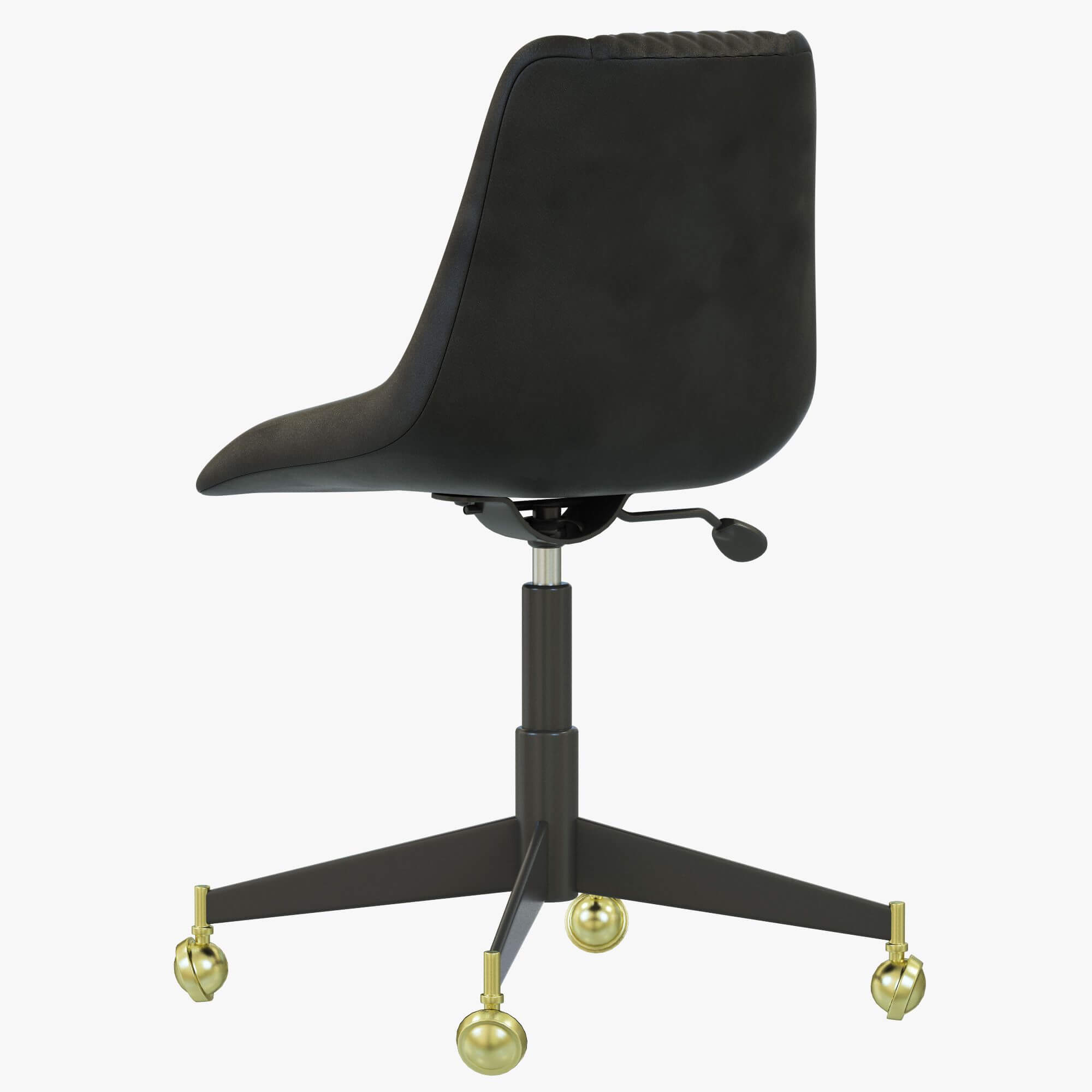 RH Bucket Seat Desk Chair 3D Model by zifir3d
