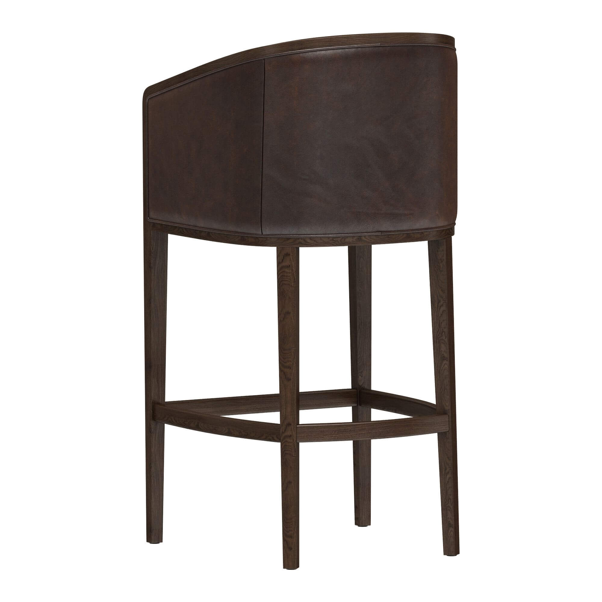 RH Dixon Leather Stool - 3D Model by zifir3d