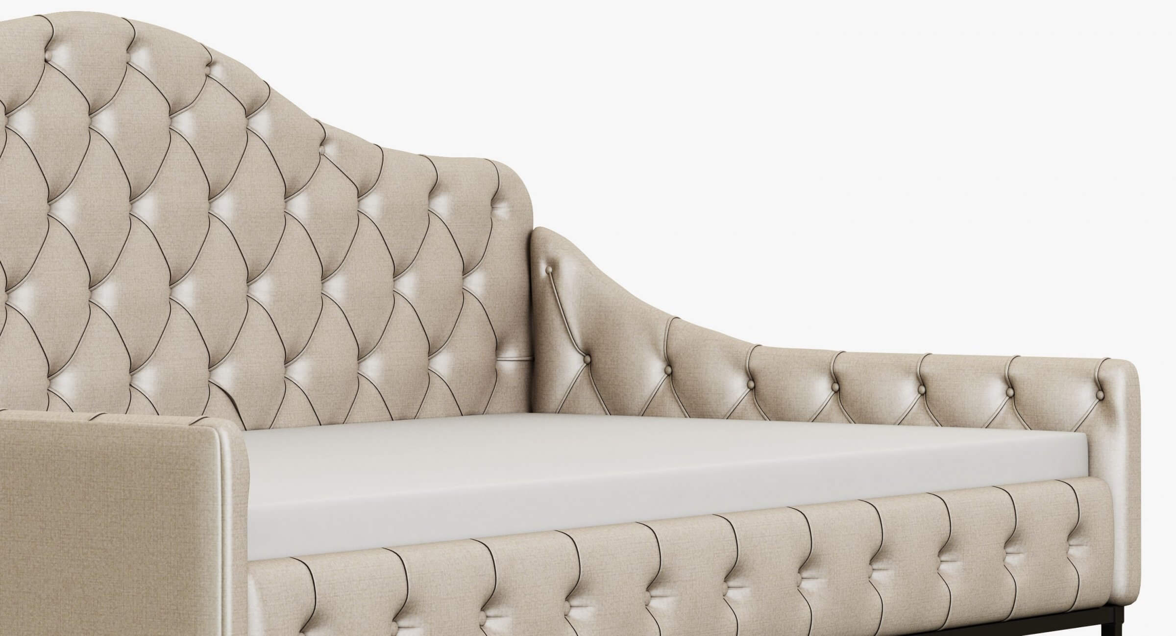 RH Francesca Tufted Daybed 3D Model by zifir3d