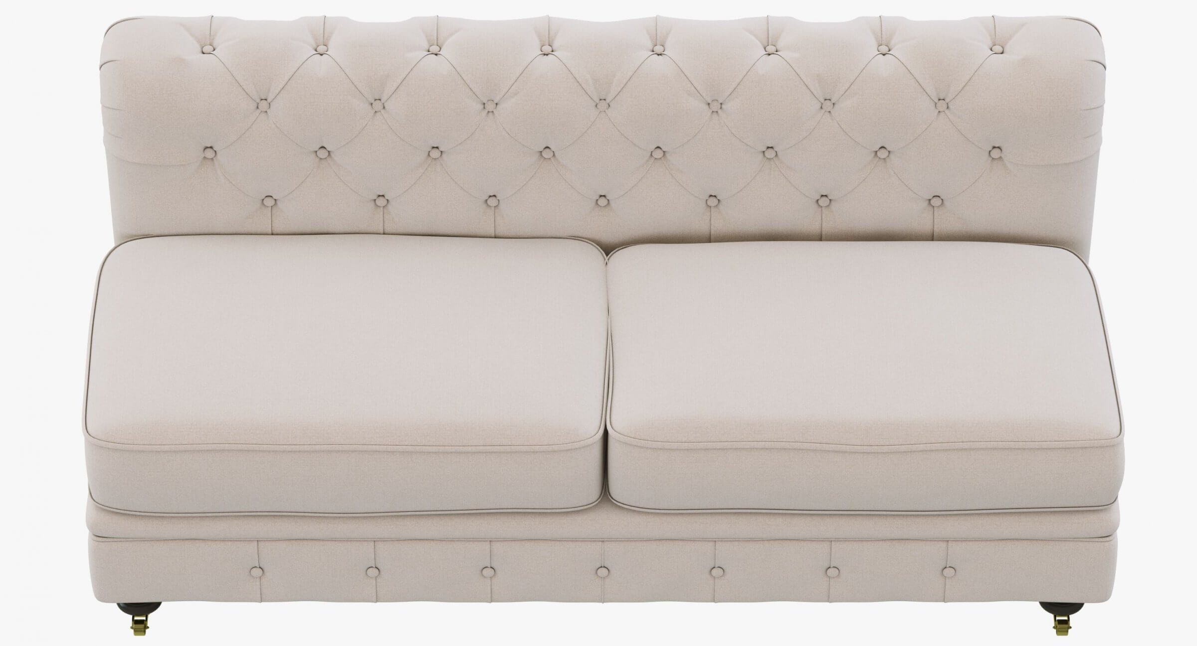 RH Kensington Upholstered Armless Sofa 3D Model by zifir3d
