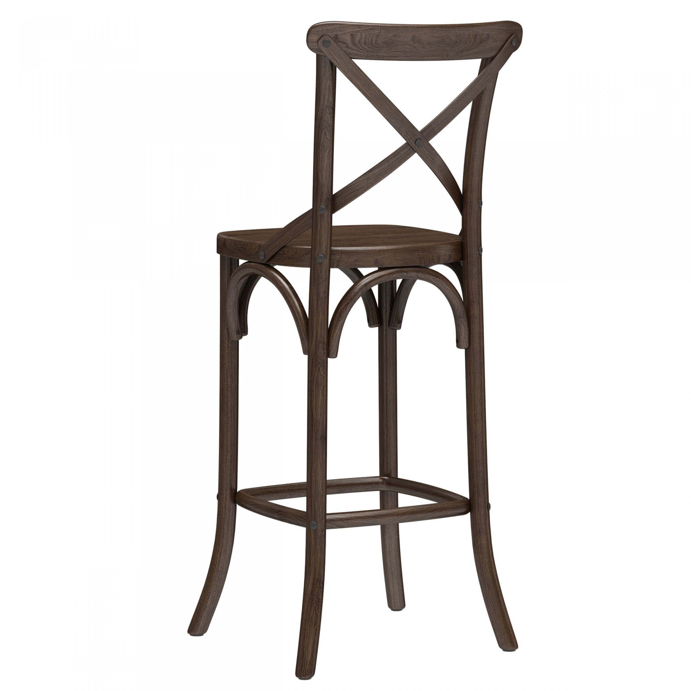 RH Madeleine Armless Stool 3D Model by zifir3d