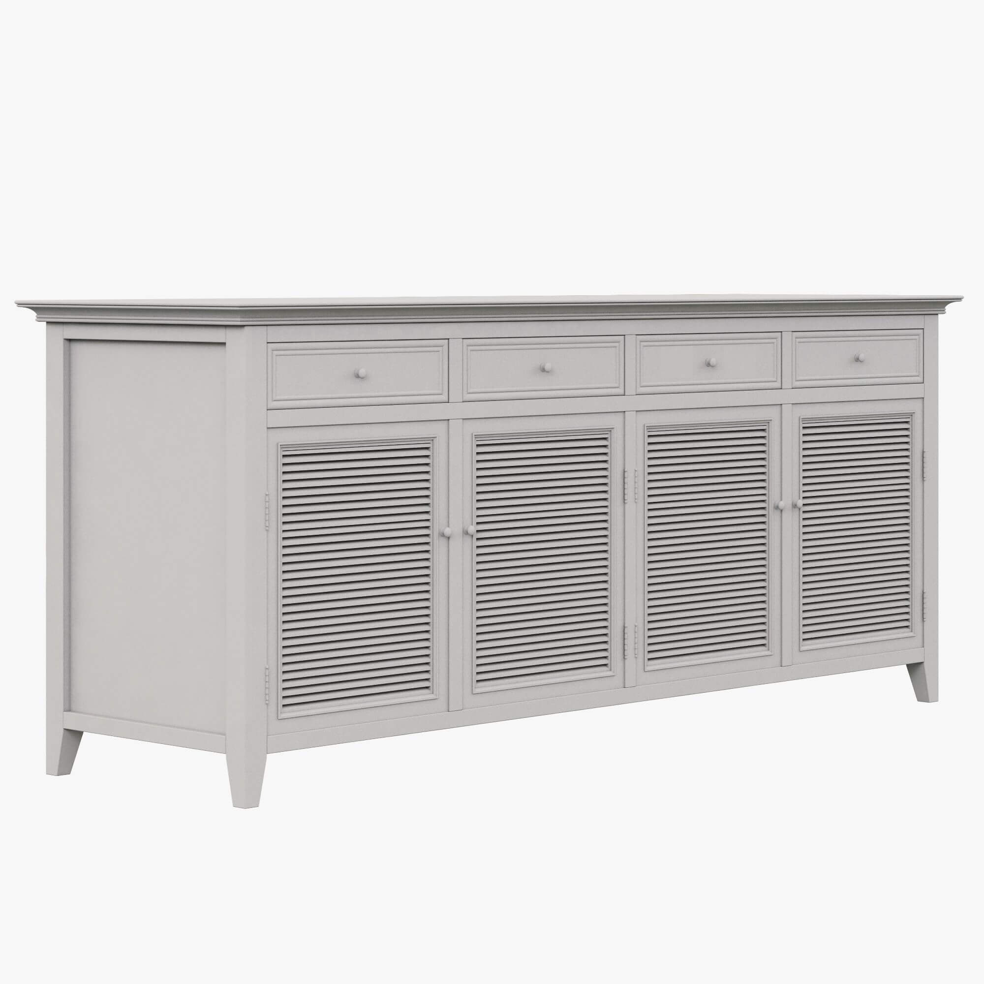 RH Shutter Sideboard - 3D Model by zifir3d