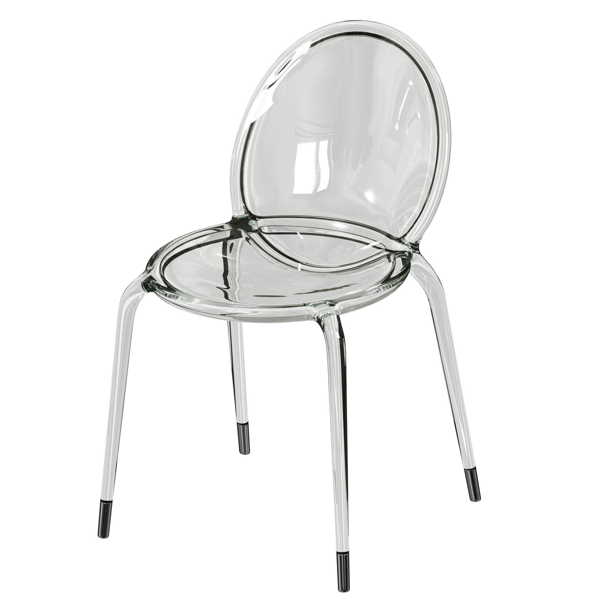 Roche Bobois Loop Chair Crystal 3D Model by zifir3d