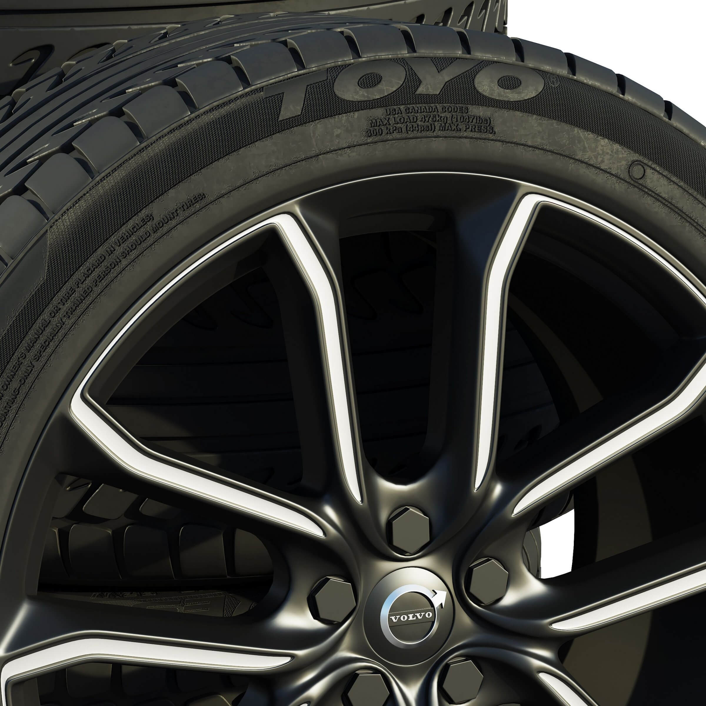 Volvo Tires 3D Model by zifir3d