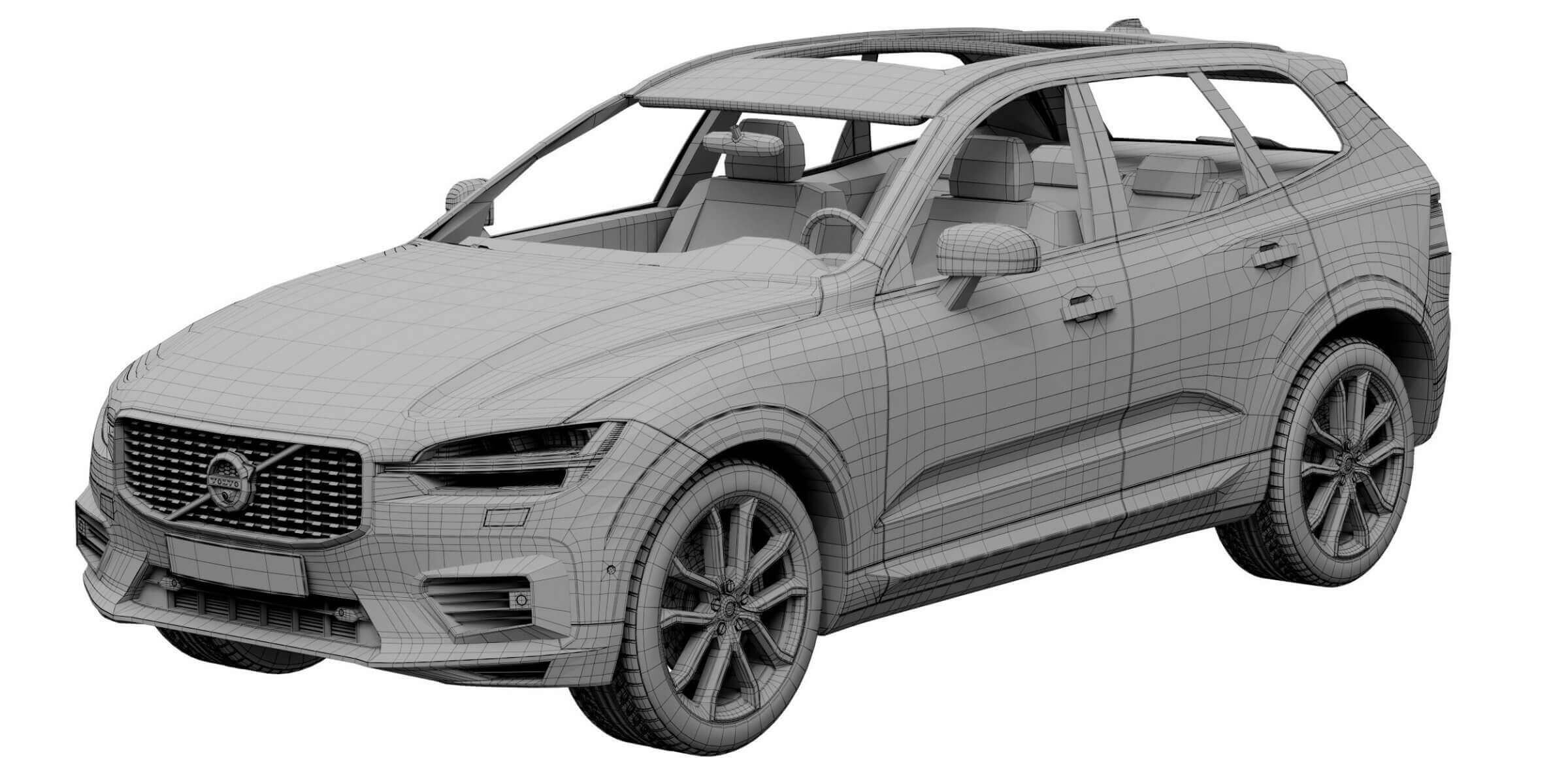 Volvo XC60 R-Design 3D Model by zifir3d