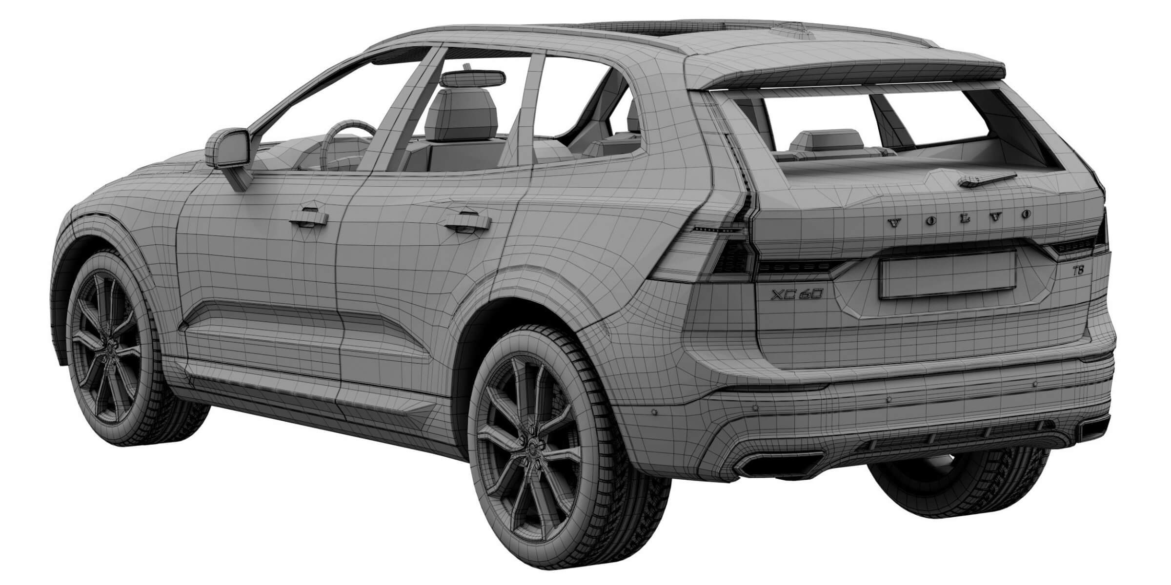 Volvo XC60 R-Design 3D Model by zifir3d