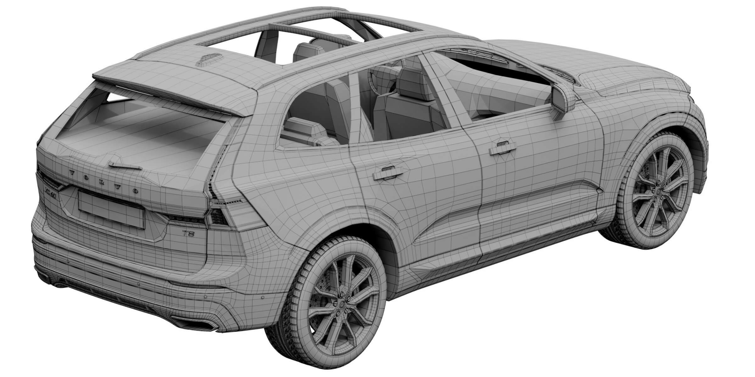 Volvo XC60 R-Design 3D Model by zifir3d