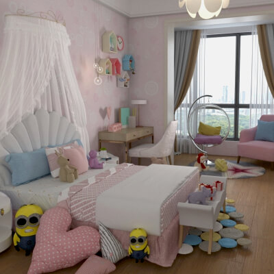 Children's Bedroom - 3D Model by zjls9933