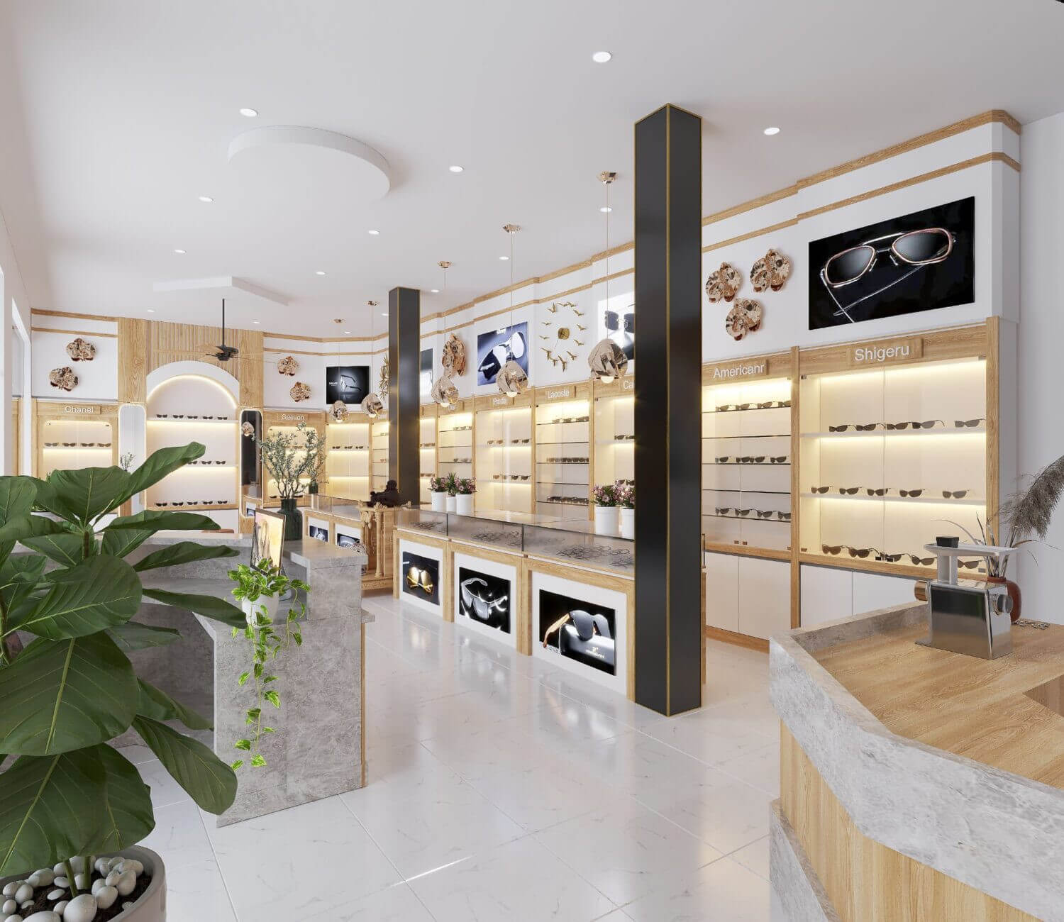 Eyeglass Shop - 3D Model by zjls9933
