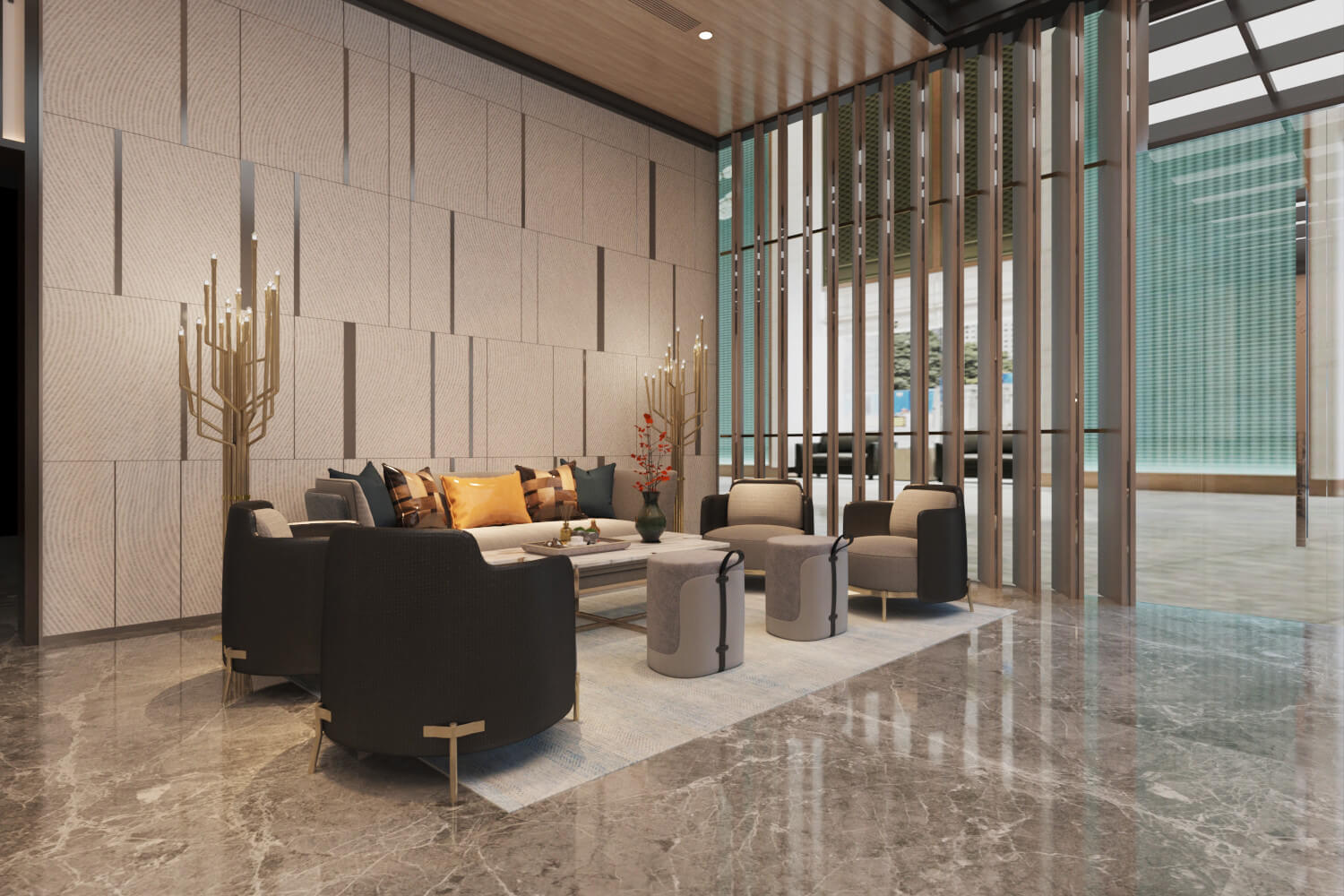 Front Desk Lobby 3D Model by zjls9933