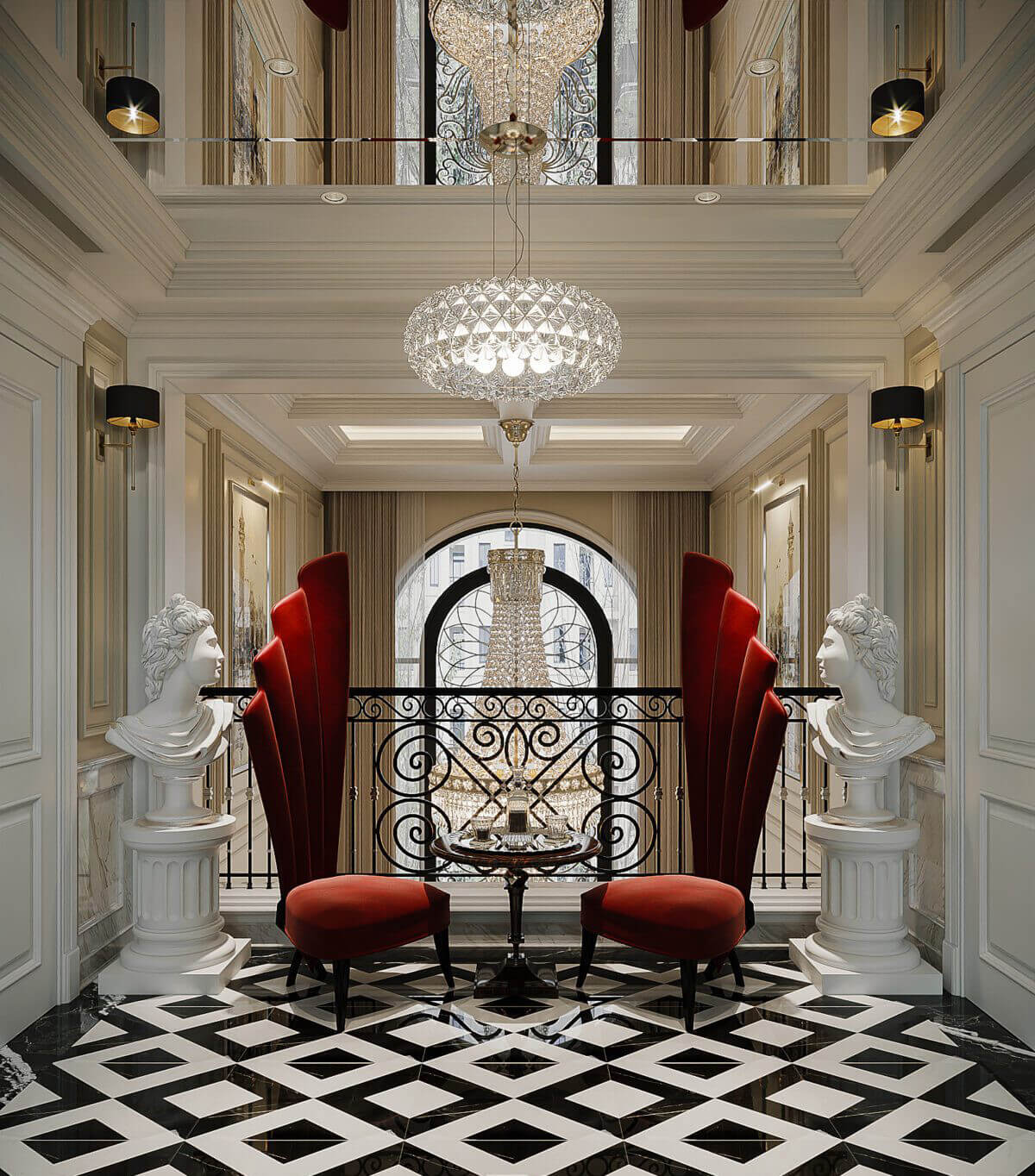 Villa Interior - 3D Model by zjls9933