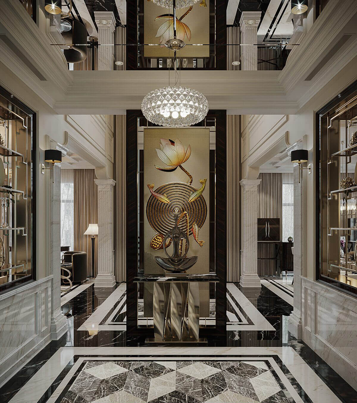 Villa Interior - 3D Model by zjls9933