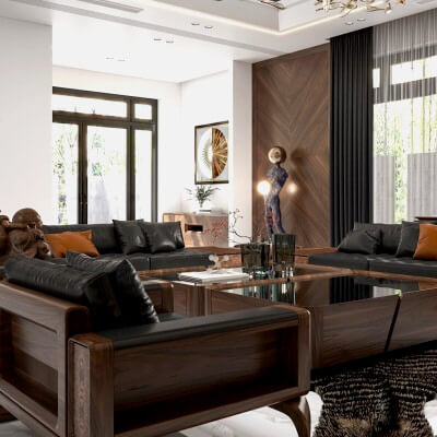 Villa Interior - 3D Model by zjls9933