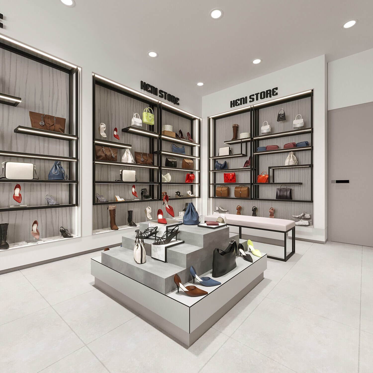 Shoe and Bag Shop 3D Model by zjls9933