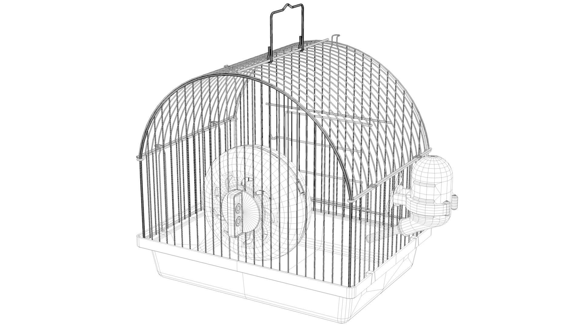 Animal Cage 1 3D Model by Zombieblack