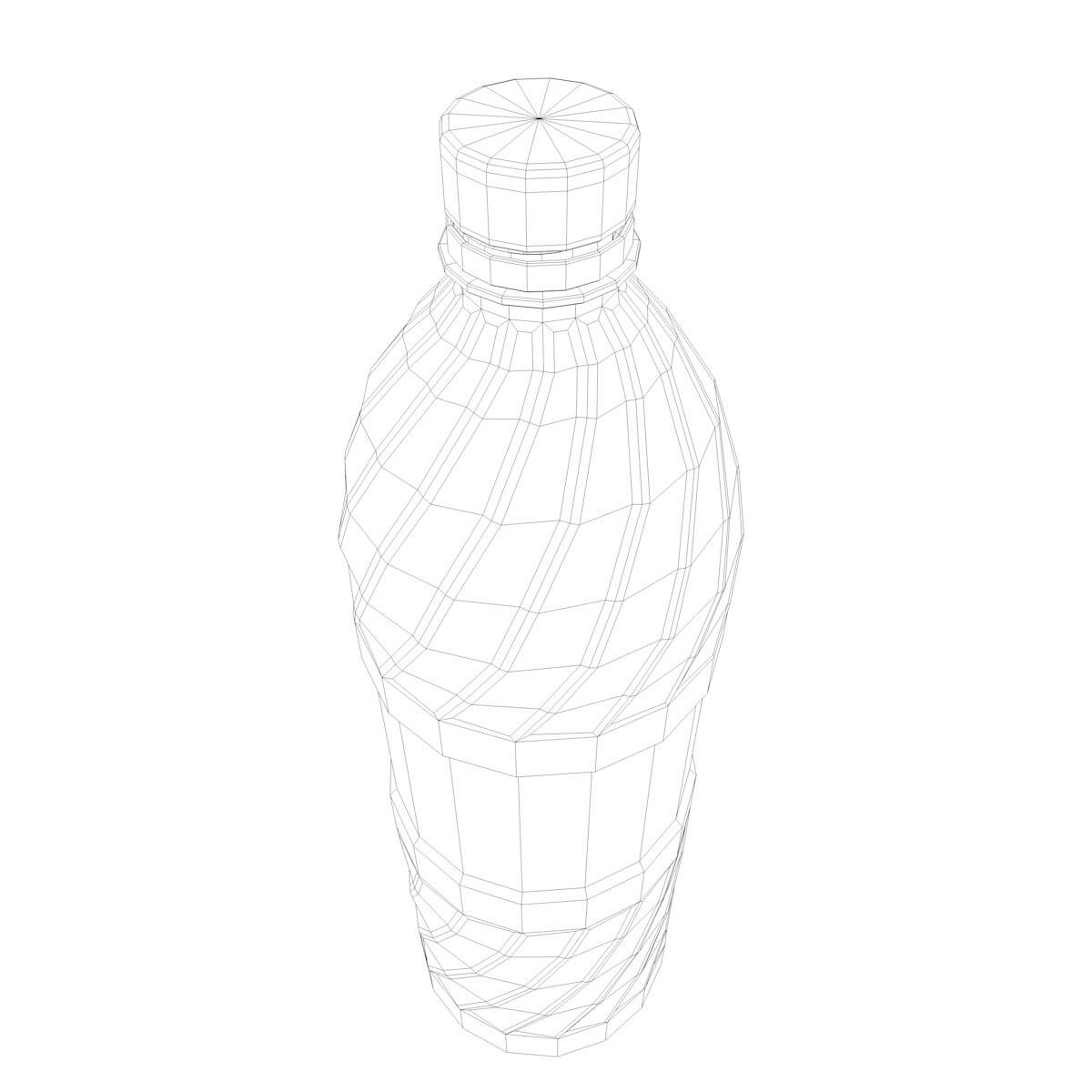 Bottle Water - 3D Model by Zombieblack