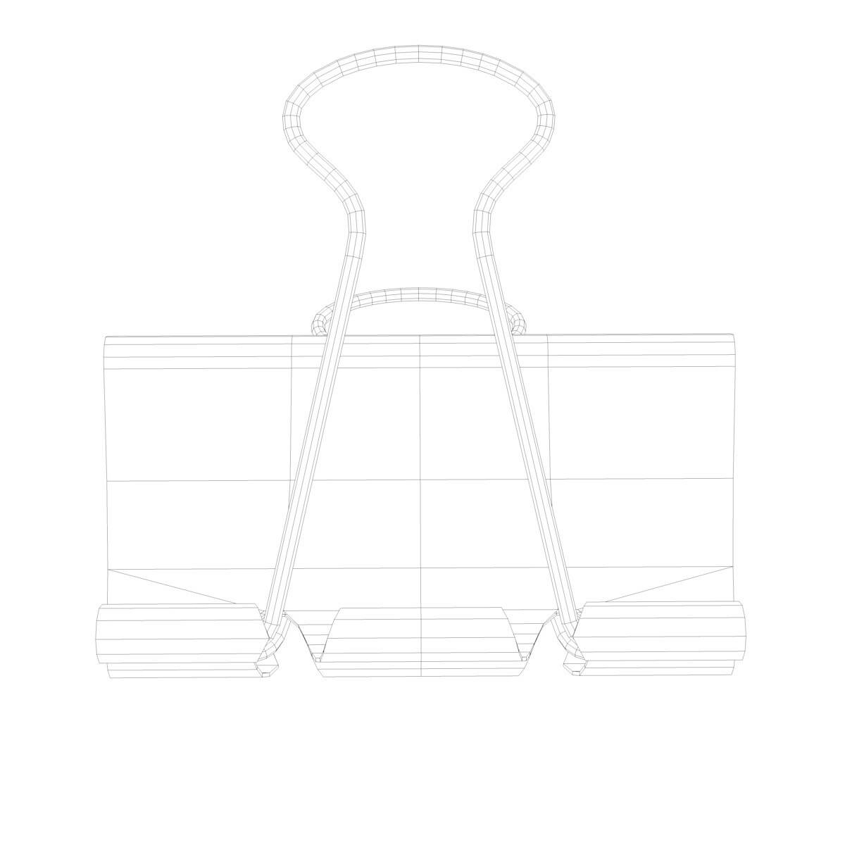 Binder Clips - 3D Model by Zombieblack