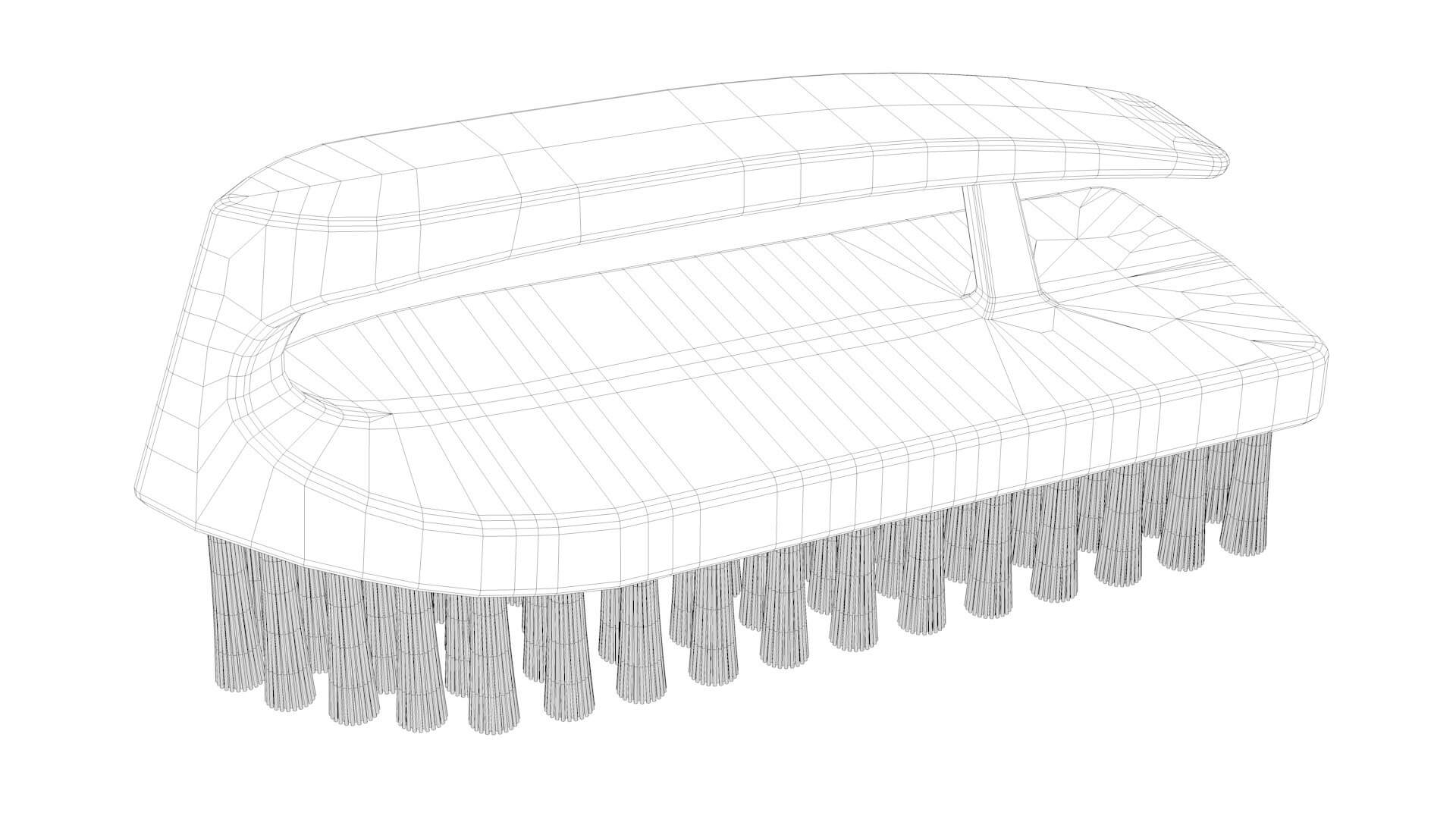 Floor Brush 1 3D Model by Zombieblack