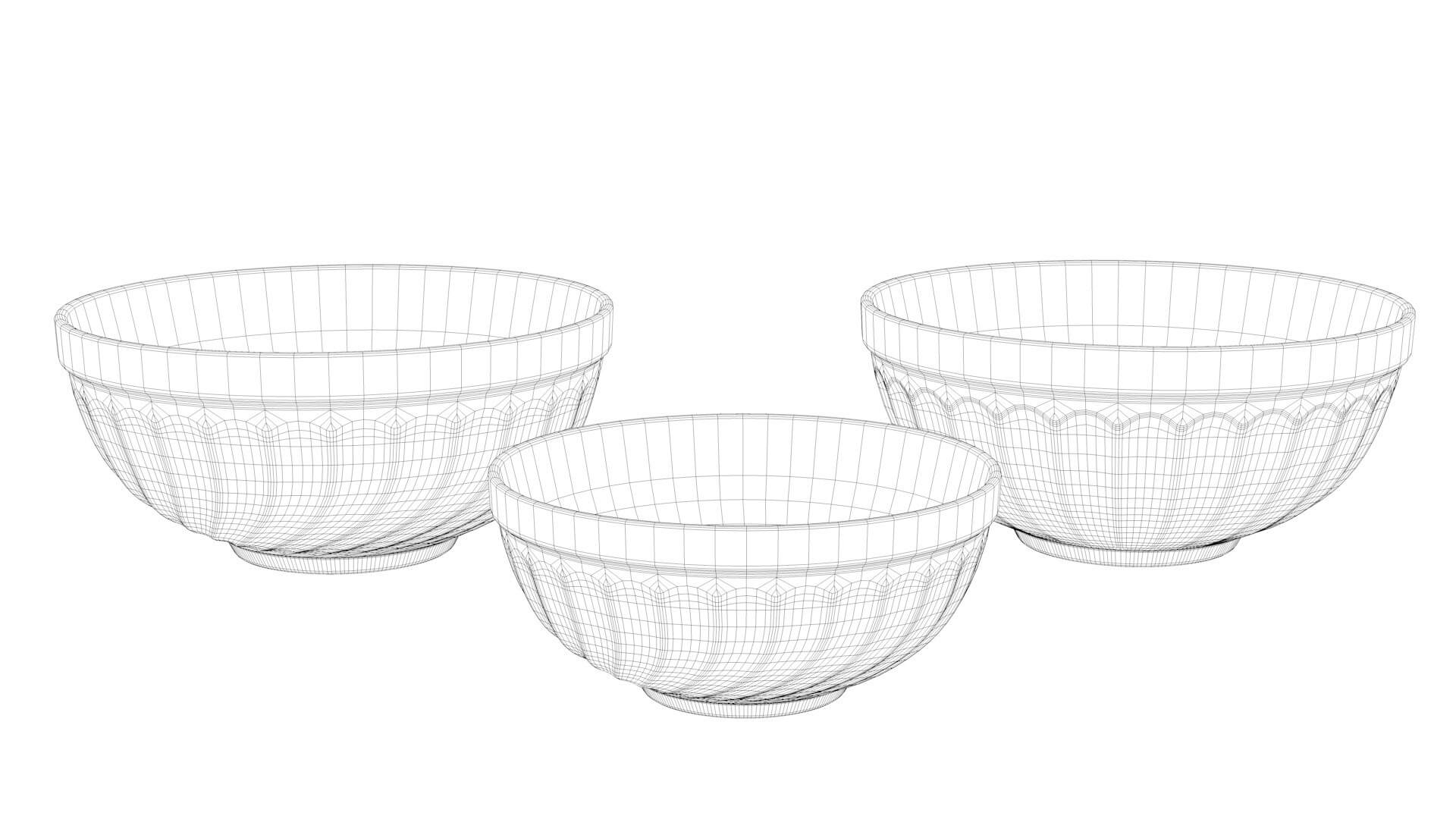 Tableware Collection 1 3D Model by Zombieblack