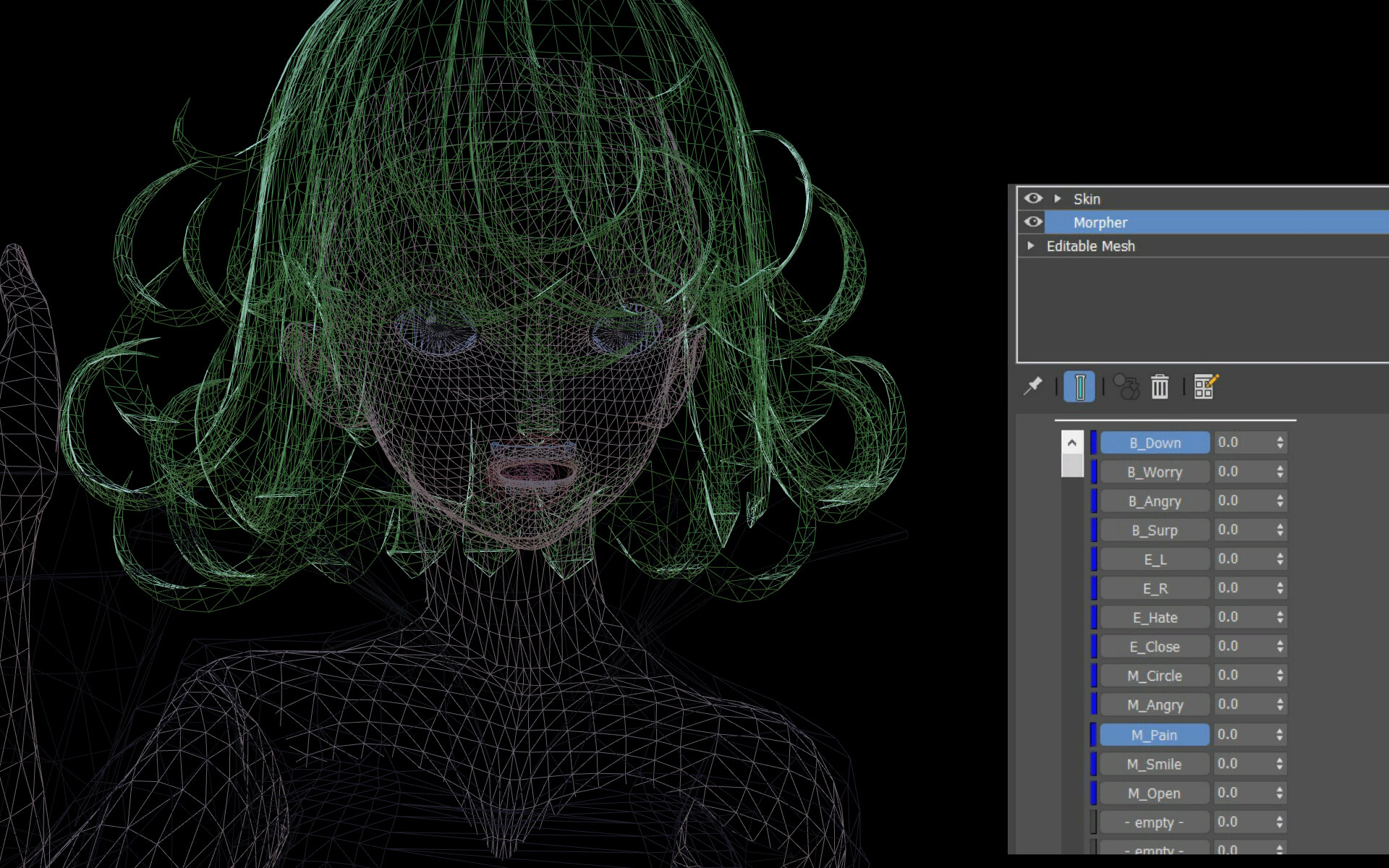 3dsMax Biped Model One-Punch Man Tatsumaki Cosplay by ZoocrosLab