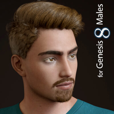 Everyday Style Hair for Genesis 8 Male by zoro_d