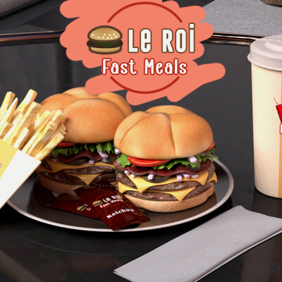 Le Roi Fast Meal for DAZ Studio