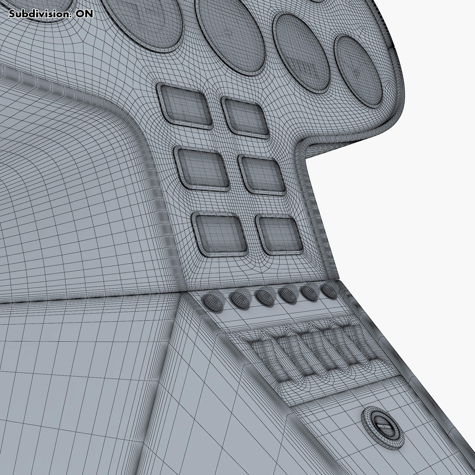 Aircraft Instrument Panel V 1 3D Model by Zurel