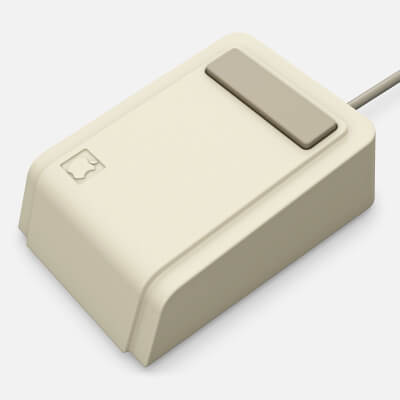 Apple Lisa A9M0050 Mouse Vintage 1983-1984 M1 3D Model by Zurel