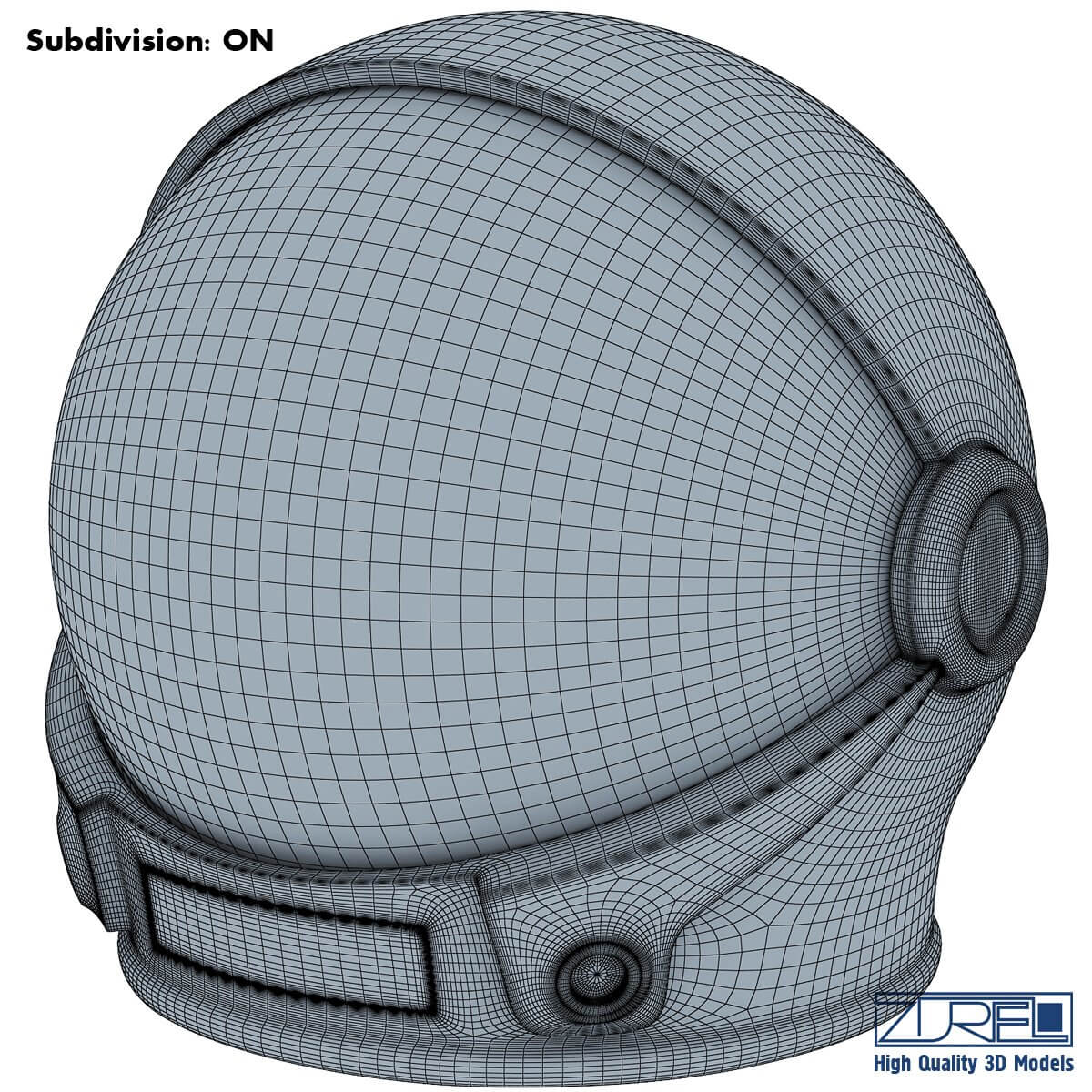 Astronaut Helmet - 3D Model by Zurel