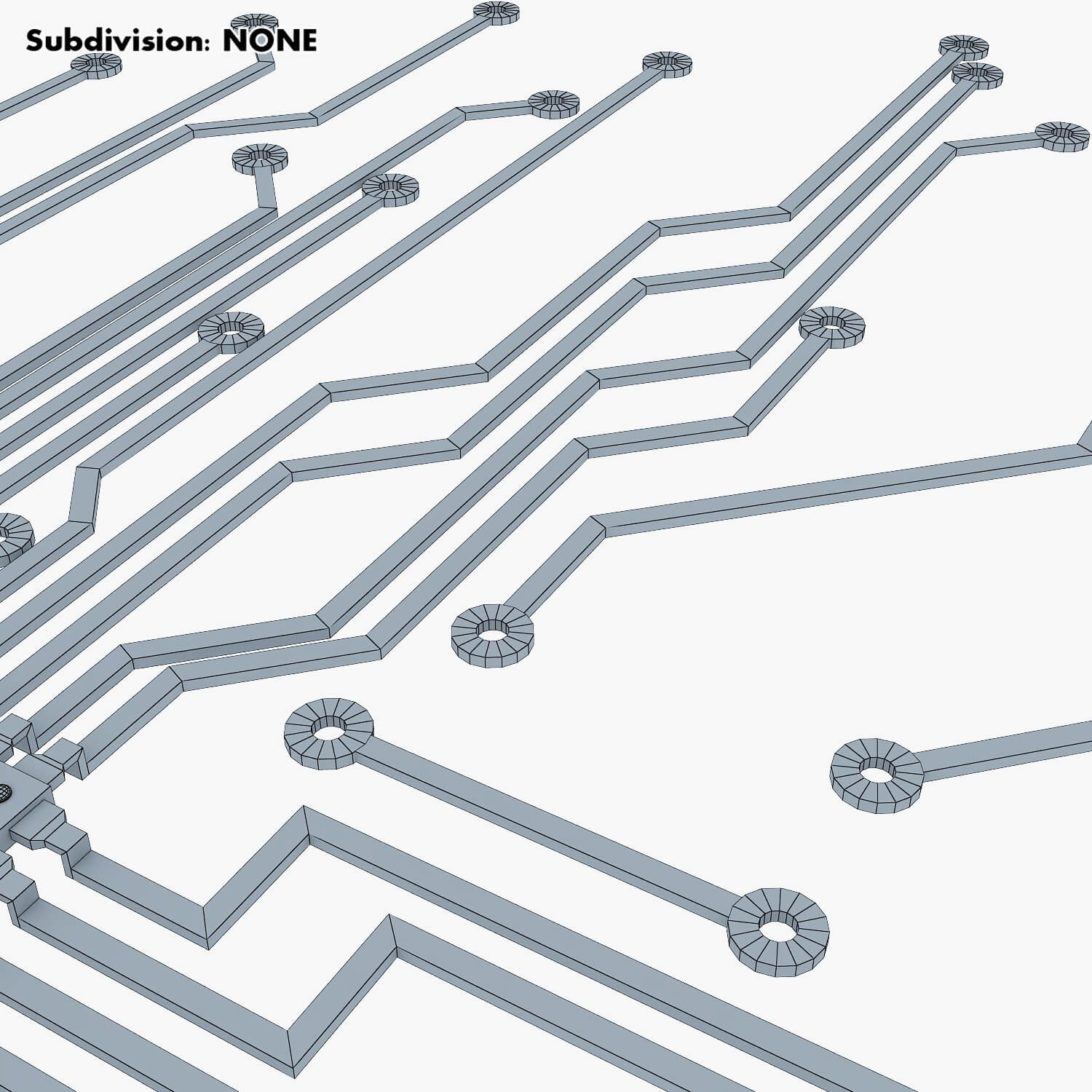 Electronic Circuit V 4 - 3D Model by Zurel