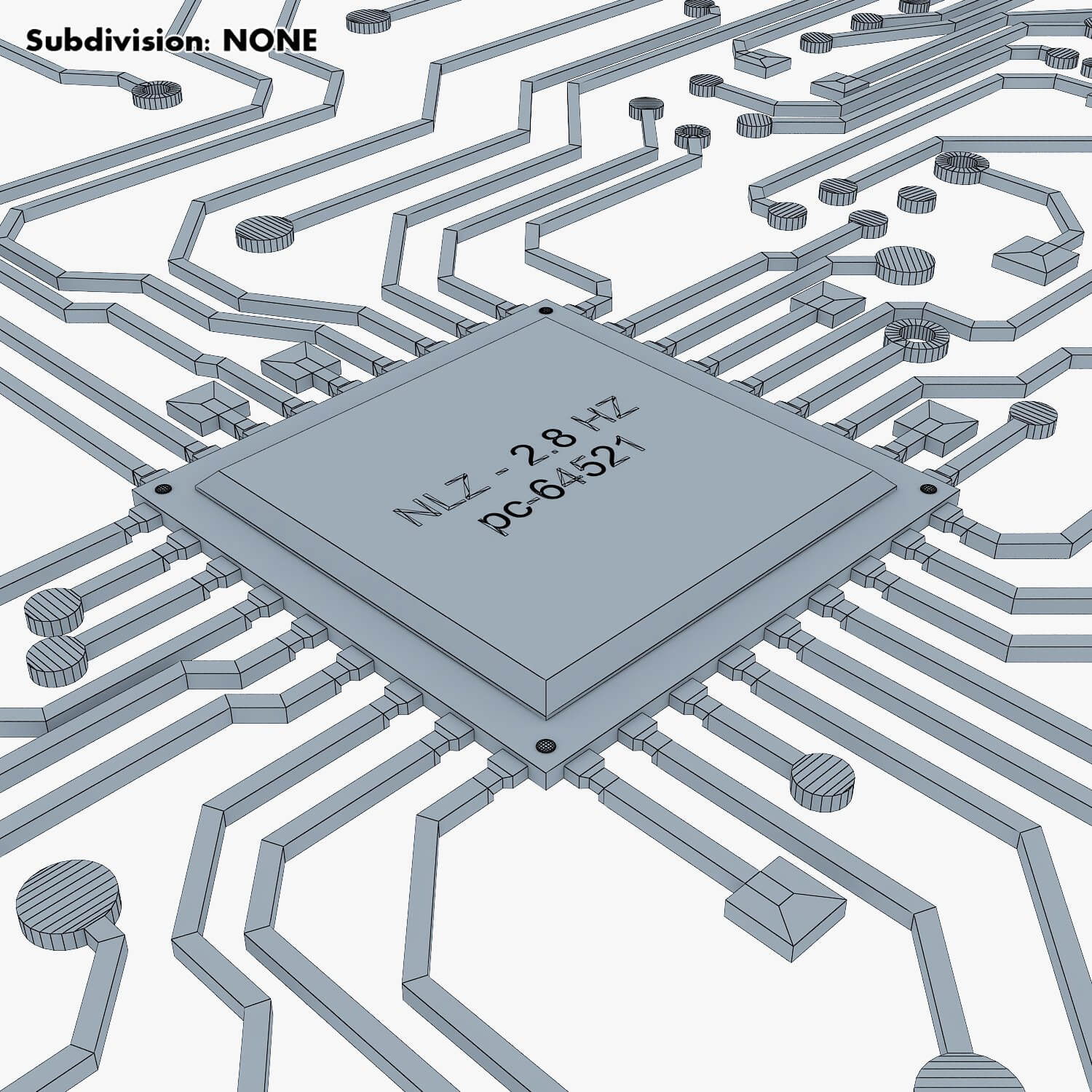 Electronic Circuit V 5 - 3D Model by Zurel