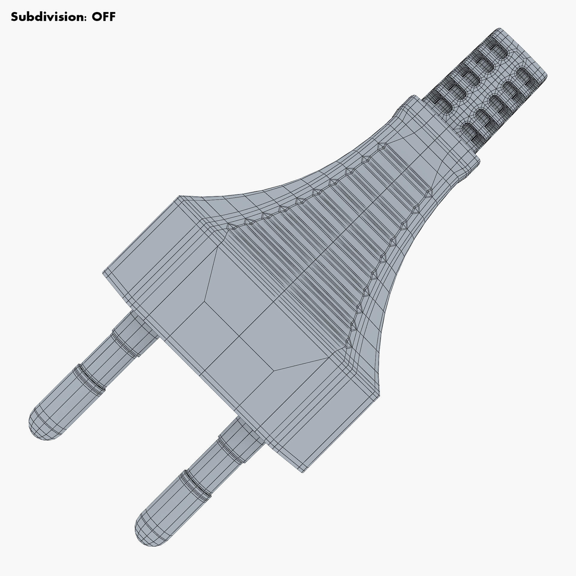 Euro Plug Matrix Europlug V 1 - 3D Model by Zurel