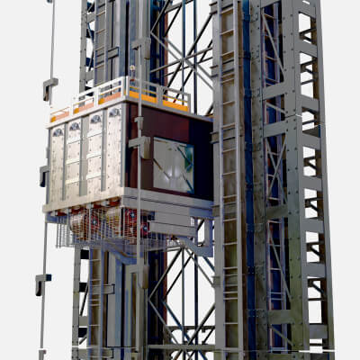Freight Elevator System M1 - 3D Model by Zurel