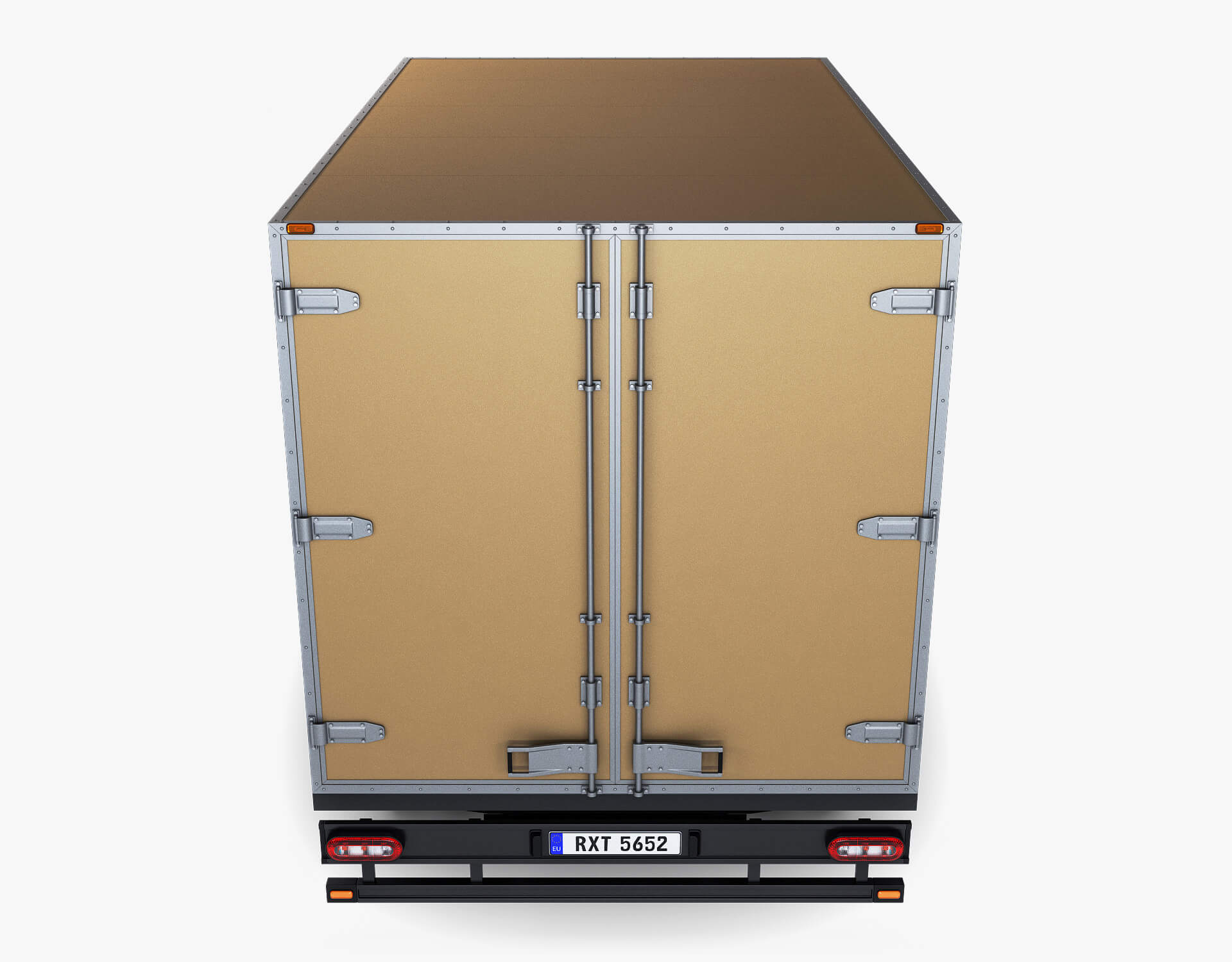 Generic Box Truck M 2 - 3D Model by Zurel