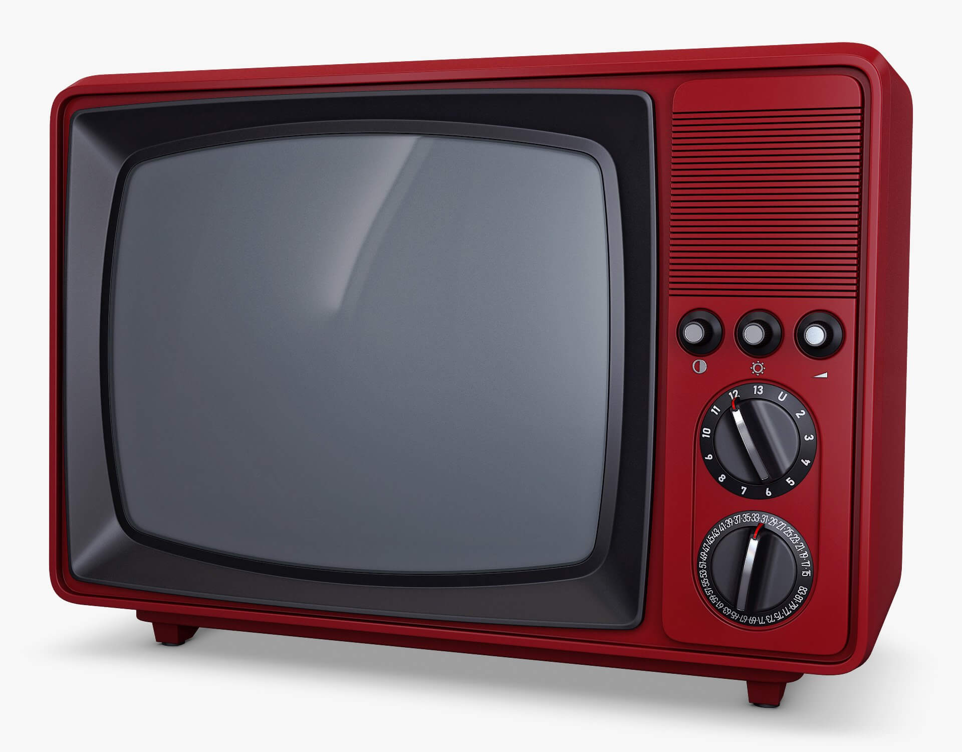 Generic Retro TV M 4 3D Model by Zurel