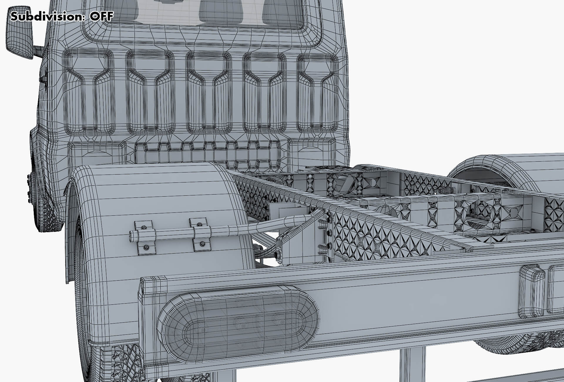 Generic Truck Chassis Frame M 1 - 3D Model by Zurel