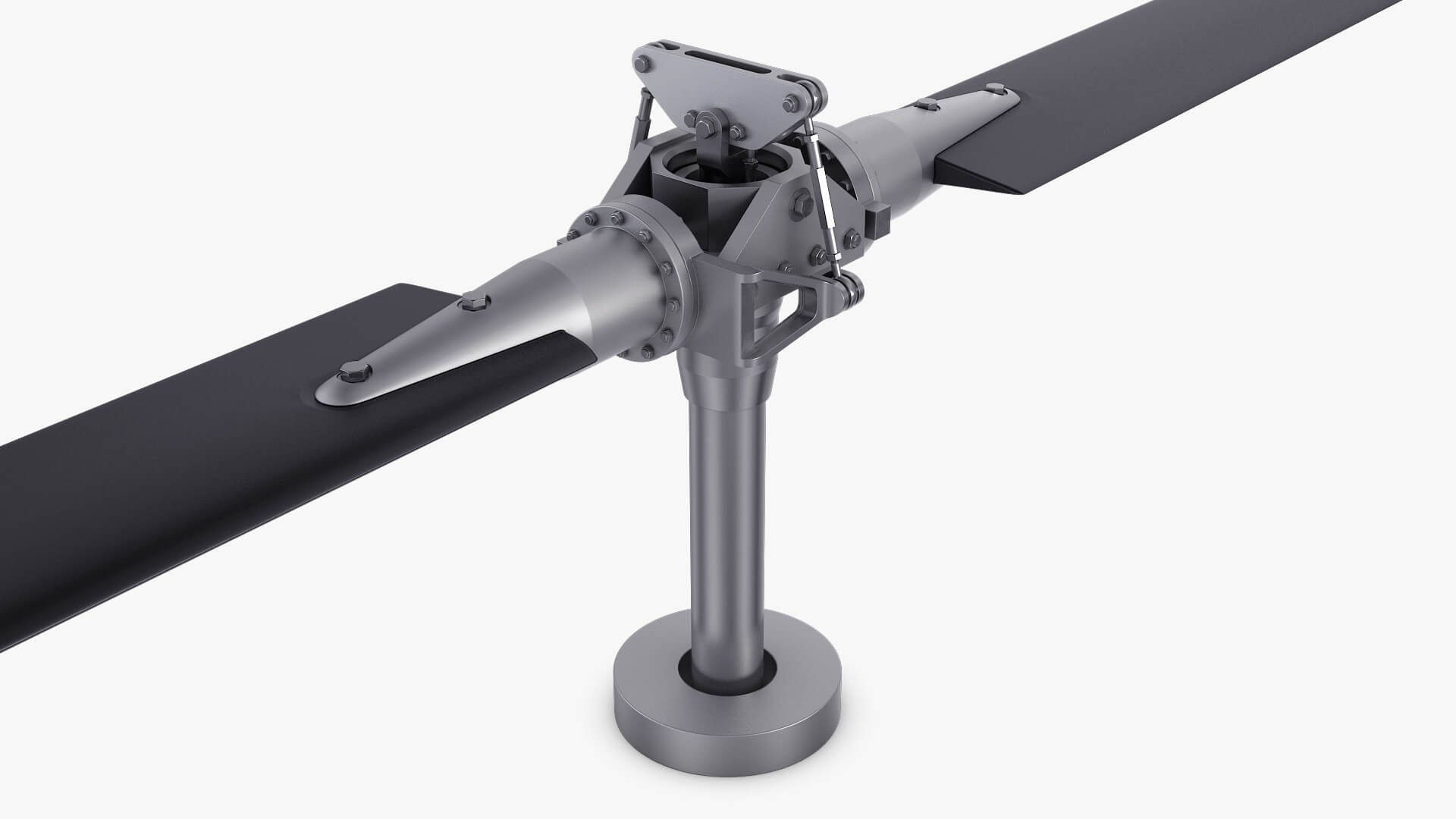 Helicopter Main Rotor System V 1 3D Model by Zurel