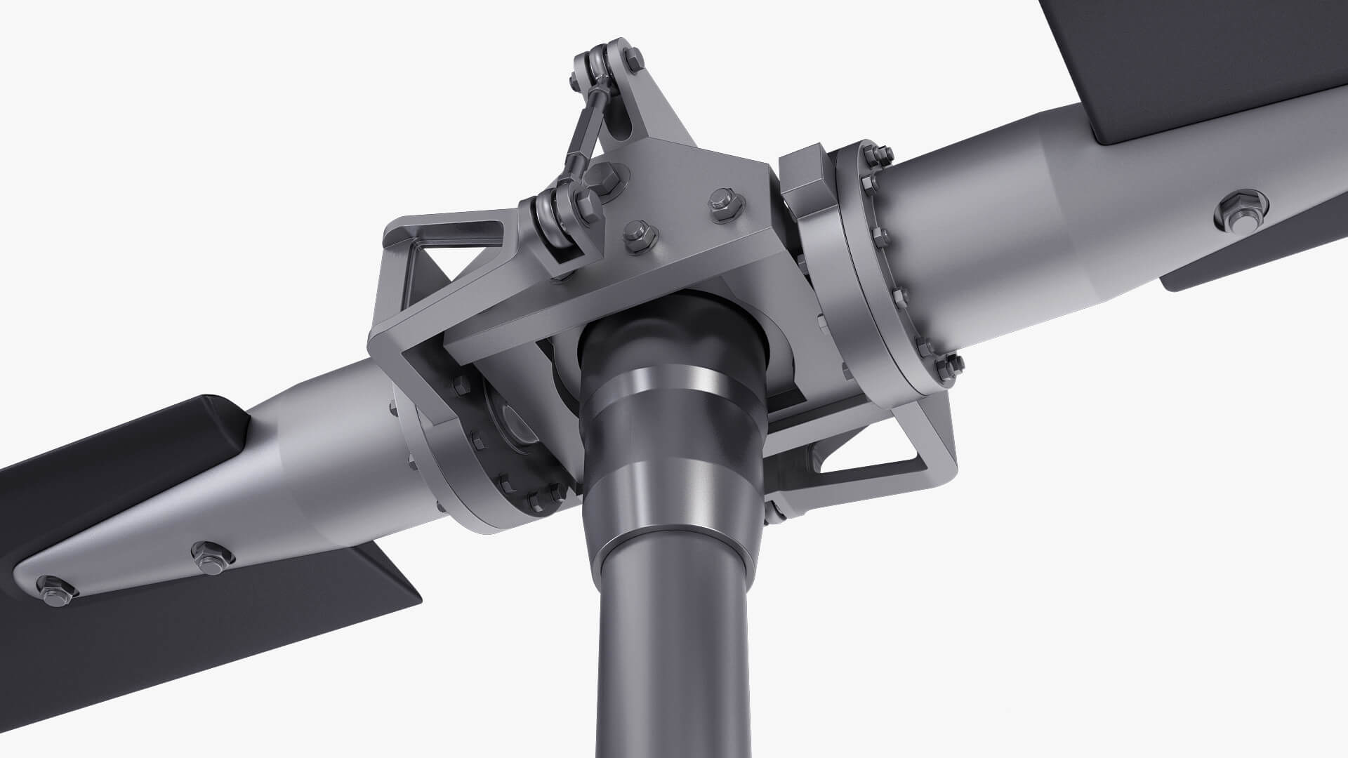 Helicopter Rotor System V 1 3D Model by Zurel