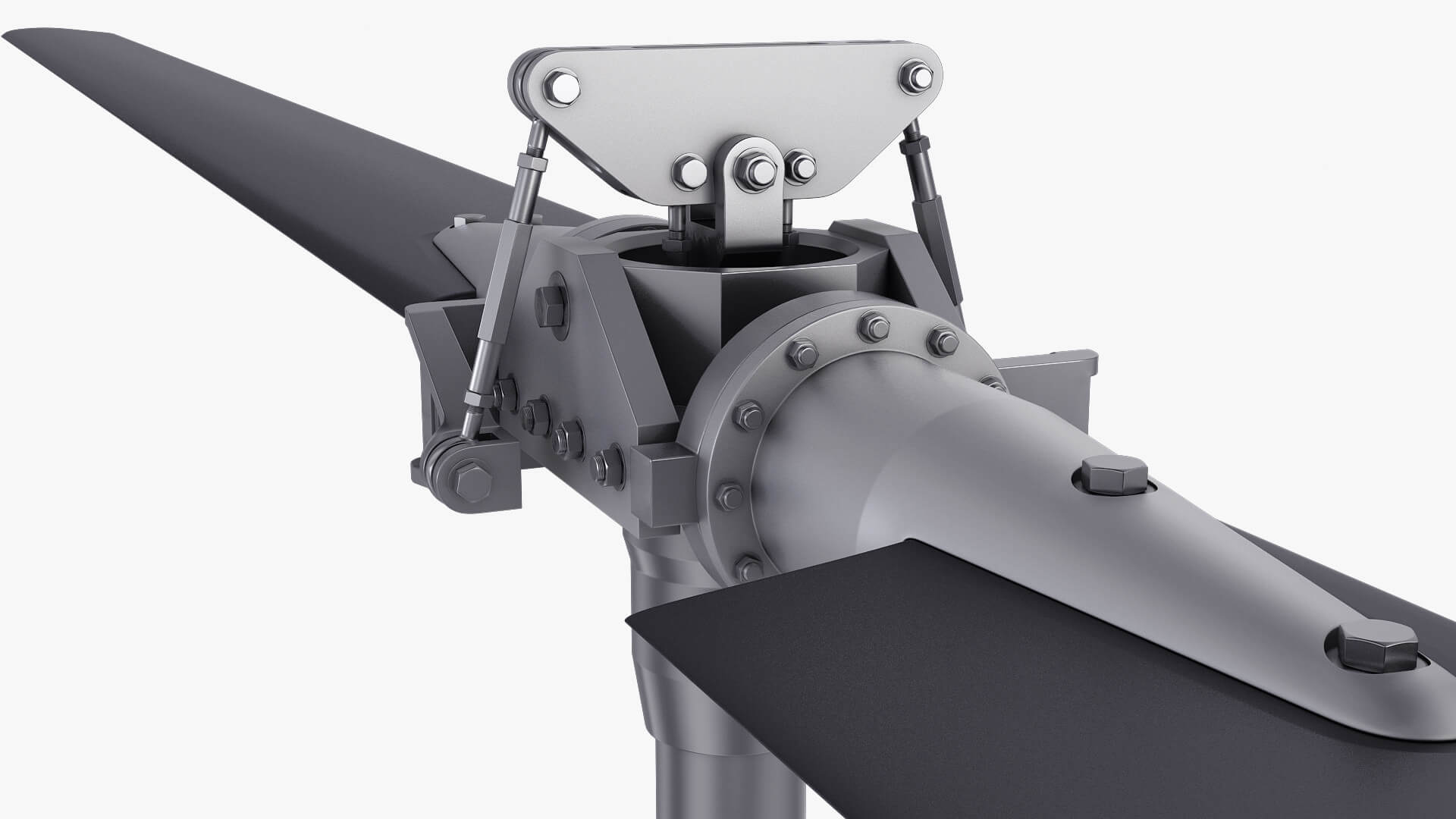 Render Rotor Helicopter Rotor System V 1 - 3D Model by Zurel
