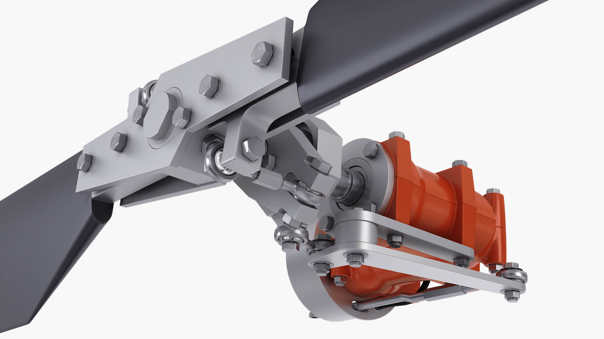 Helicopter Tail Rotor V 1 - 3D Model by Zurel