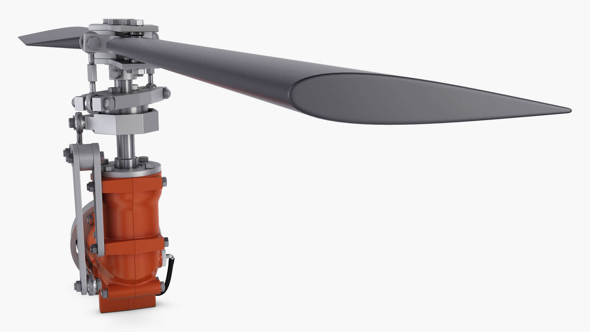 Helicopter Tail Rotor V 1 - 3D Model by Zurel