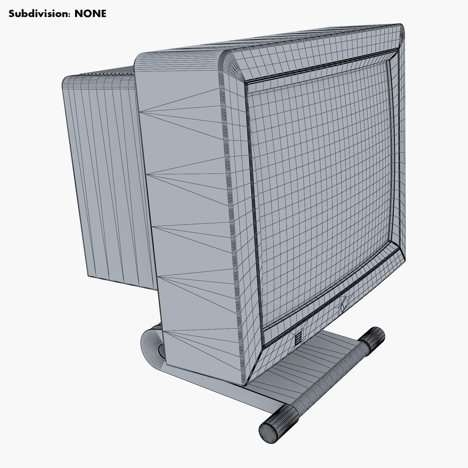 NeXT MegaPixel Display 90s M 1 - 3D Model by Zurel