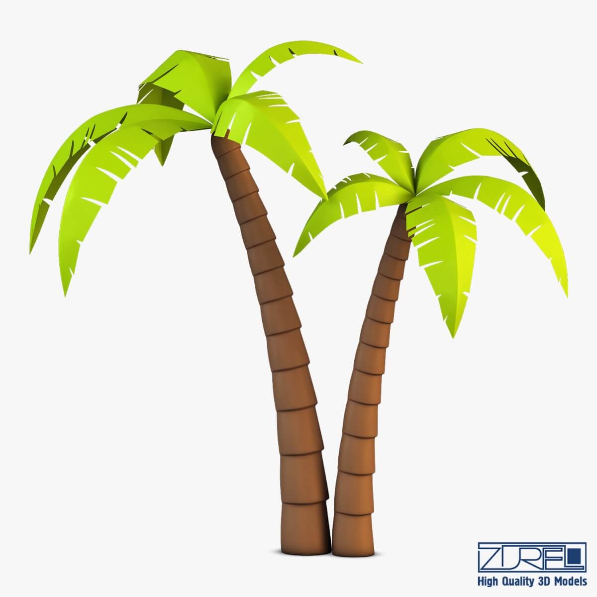 Palm Tree V 4 3D Model by Zurel