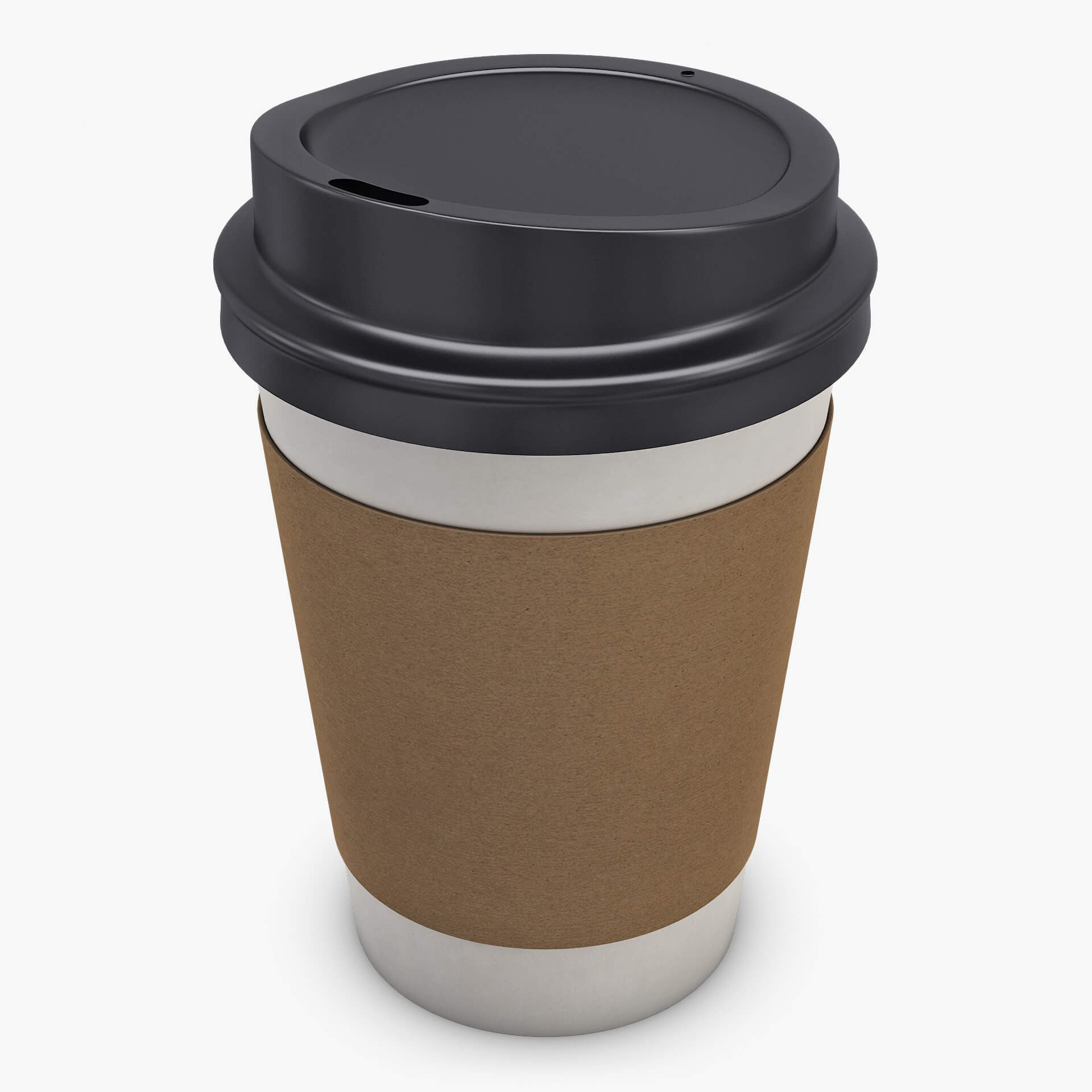 Paper Coffee Cup 12oz 360ml v 1 3D Model by Zurel