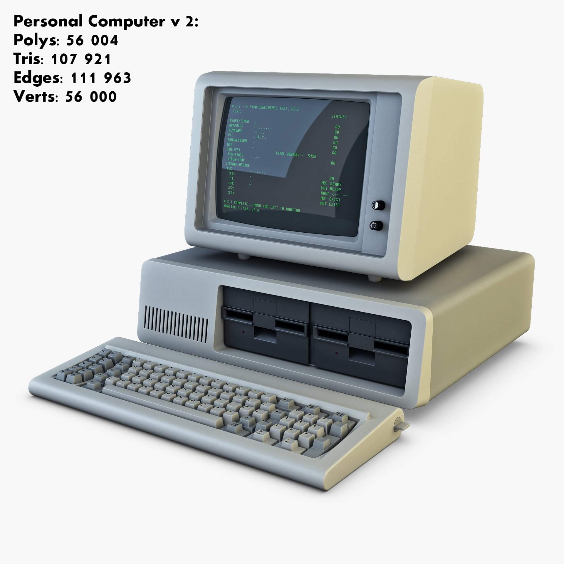 Retro Computer Collection Volume 1 - 3D Model by Zurel