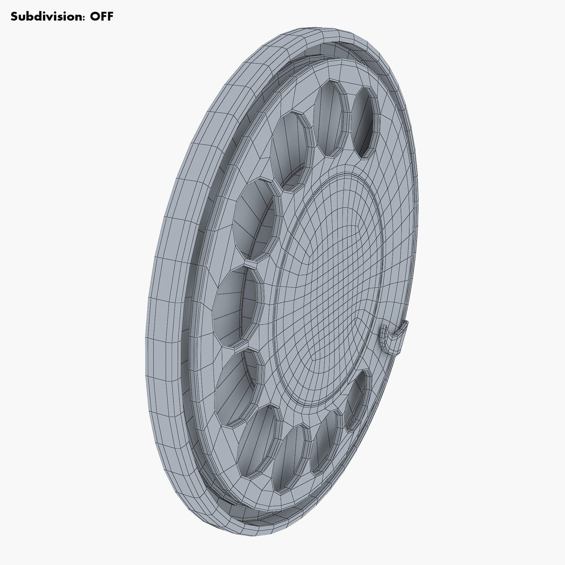 Rotary Phone Dial V 1 - 3D Model by Zurel