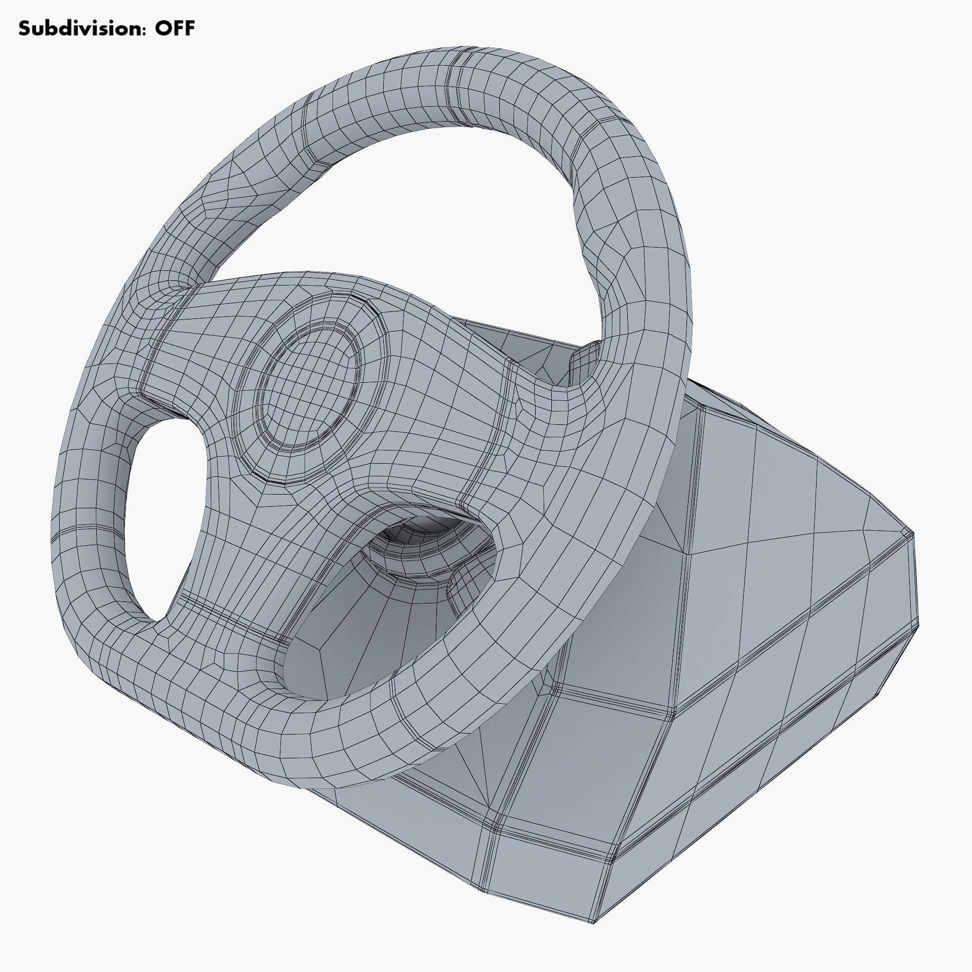 Simple Steering Wheel Game Control M 1 3D Model by Zurel