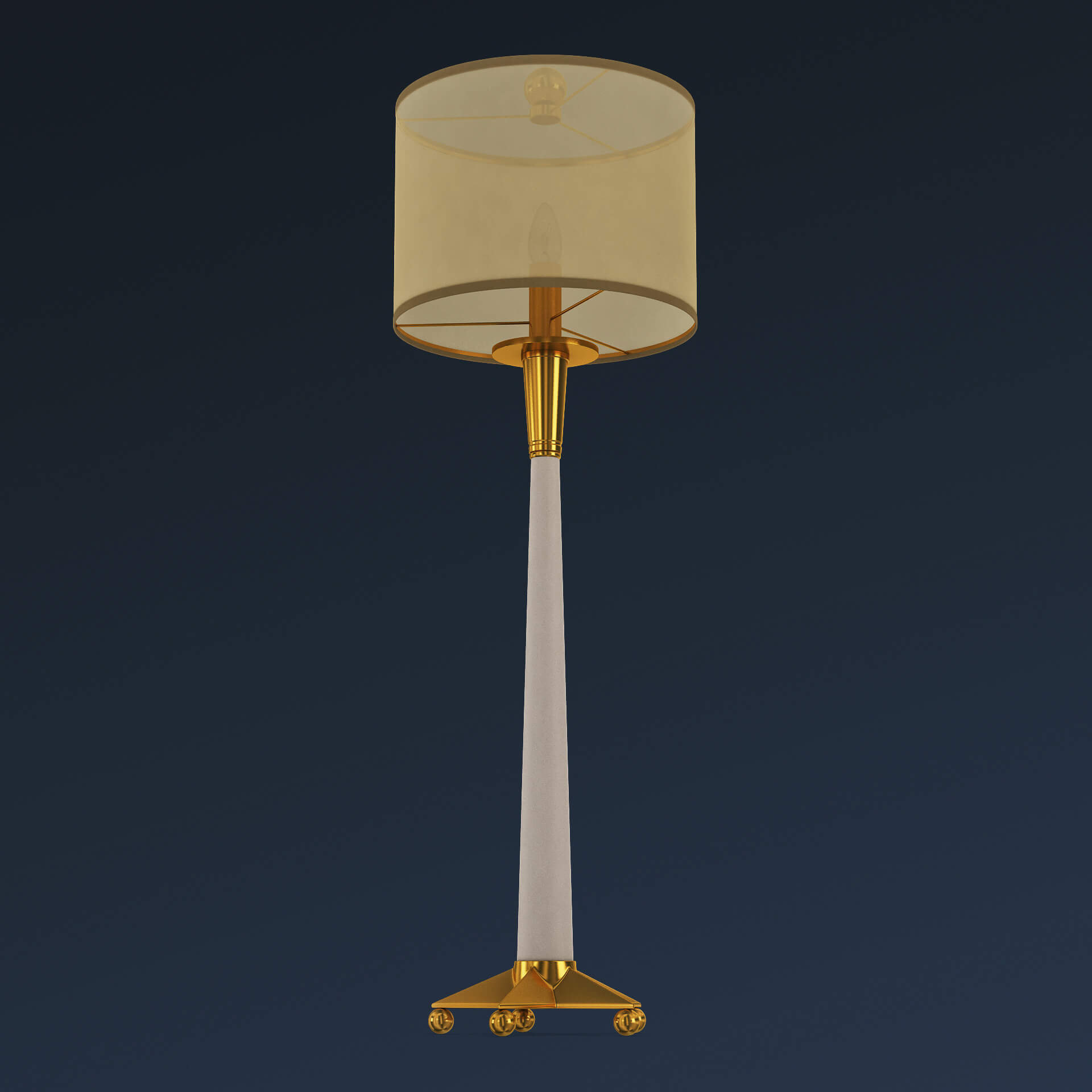 Vanity Floor Lamp 3D Model by Zurel